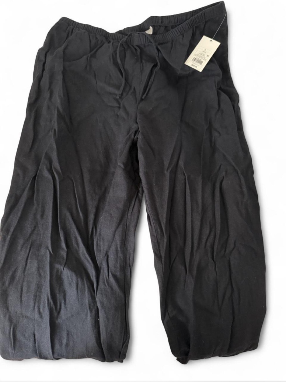 Women’s Black Drawstring Casual Pants